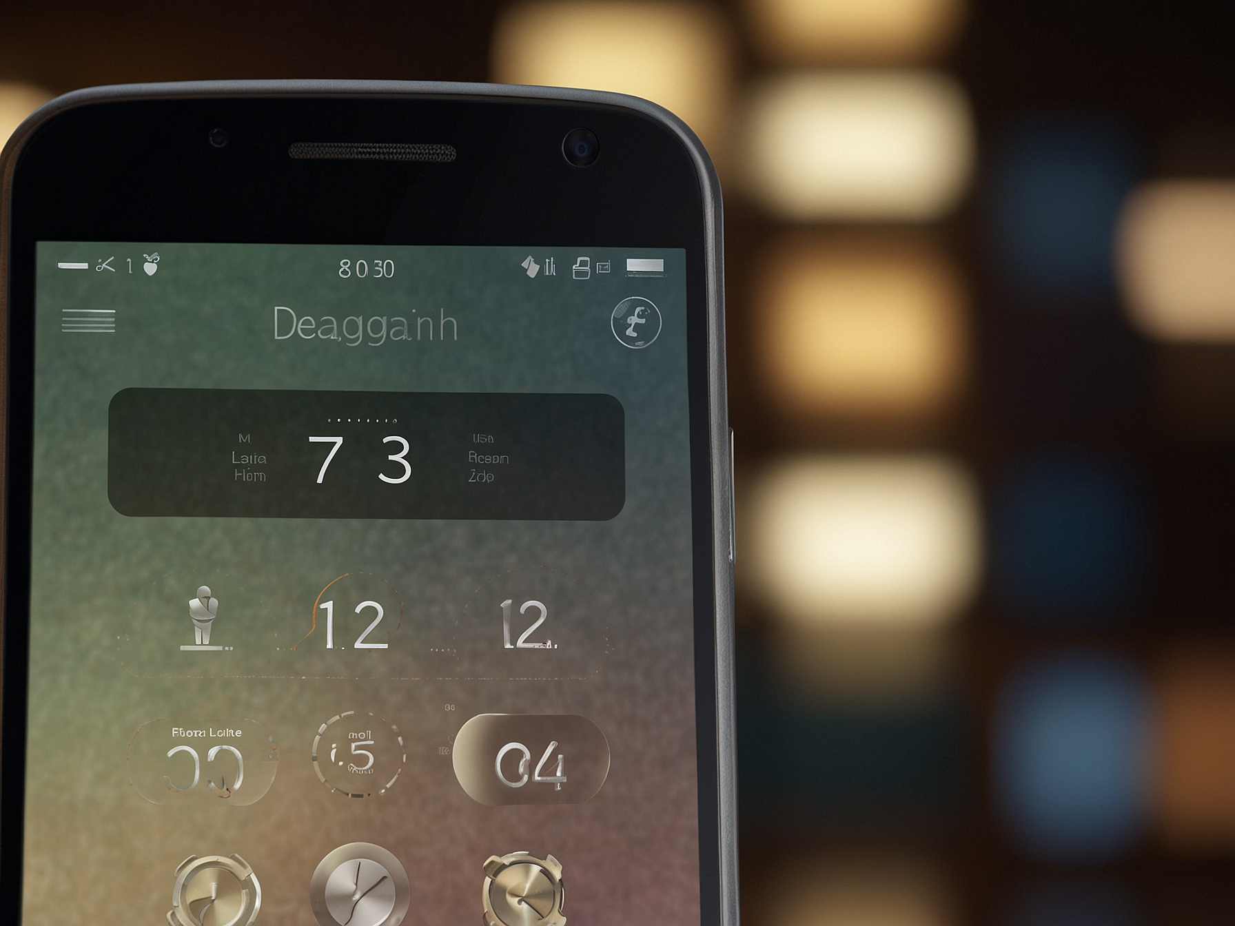 Pantalla de ingreso con 7 girando